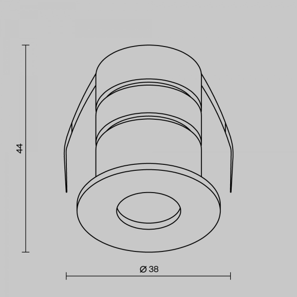 Уличный потолочный светильник Maytoni Outdoor Cove O511DL-L2W3K