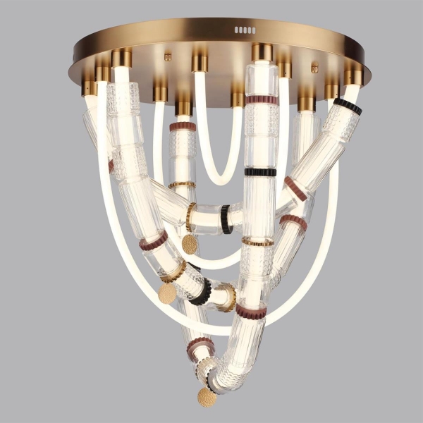 Потолочная люстра Odeon Light Collier L-Vision 5455/80CL