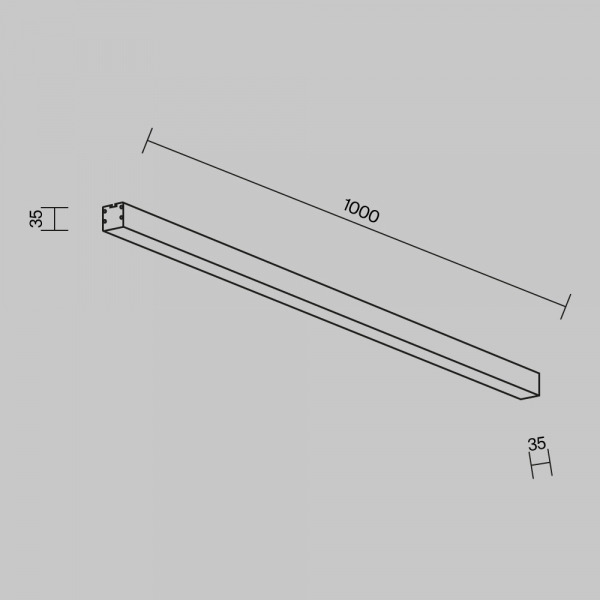Линейный светильник Maytoni Technical LL311012