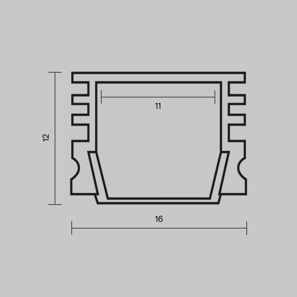 Алюминиевый профиль Maytoni Led Strip 631005