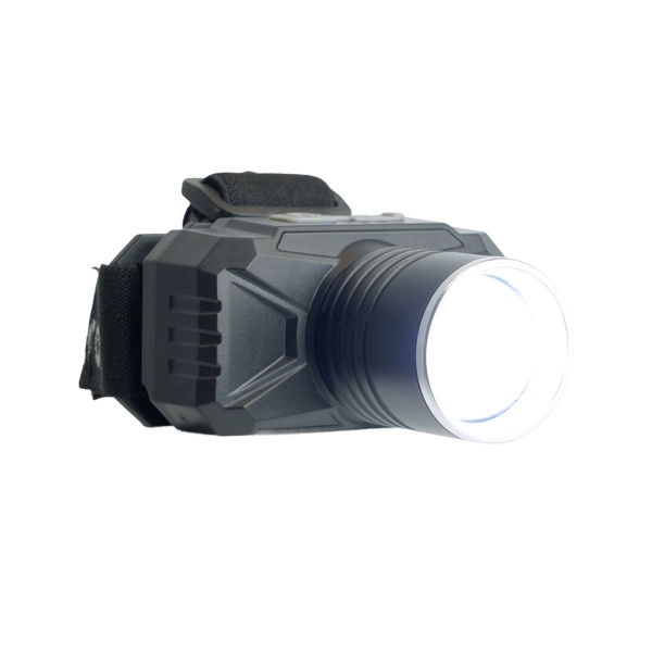 Фонарь налобный Feron TH2314 c аккумулятором 20W 2500mAh IP44 USB type-C Алюминий 51621