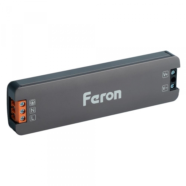 Трансформатор электронный для светодиодной ленты 300W 12V IP67 (драйвер), LB007 Feron 53146