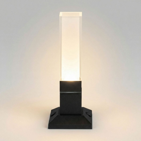 Ландшафтный светодиодный светильник Elektrostandarda 1536 TECHNO LED 3000K чёрный 072068