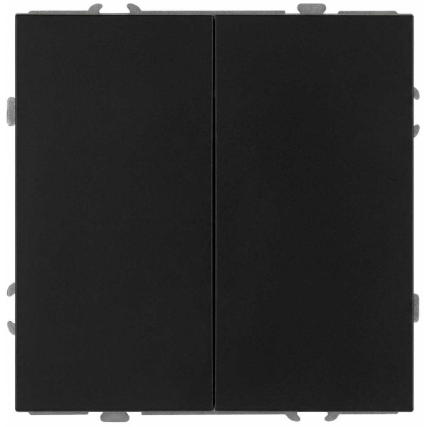 Переключатель ЭРА Galaxy 15-1106-05 двойной 10АХ-250В IP20 антрацит Б0070700