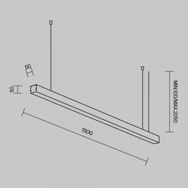 Линейный светильник Maytoni Technical LL312021