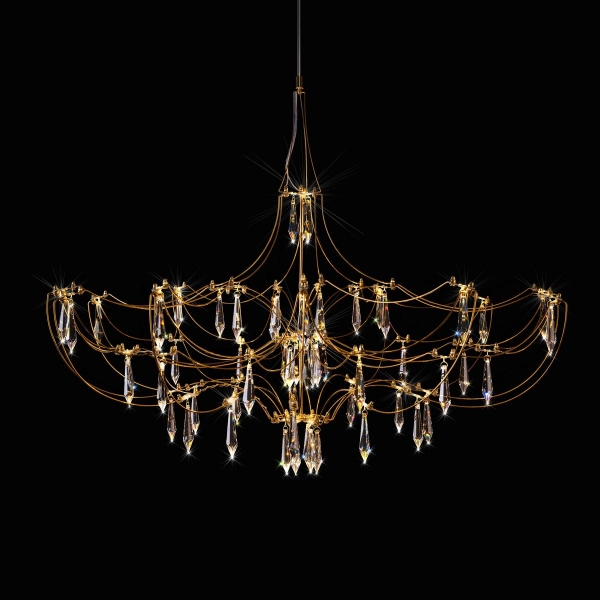 Подвесная люстра Loft IT Mira 10589/900 Gold Asfour
