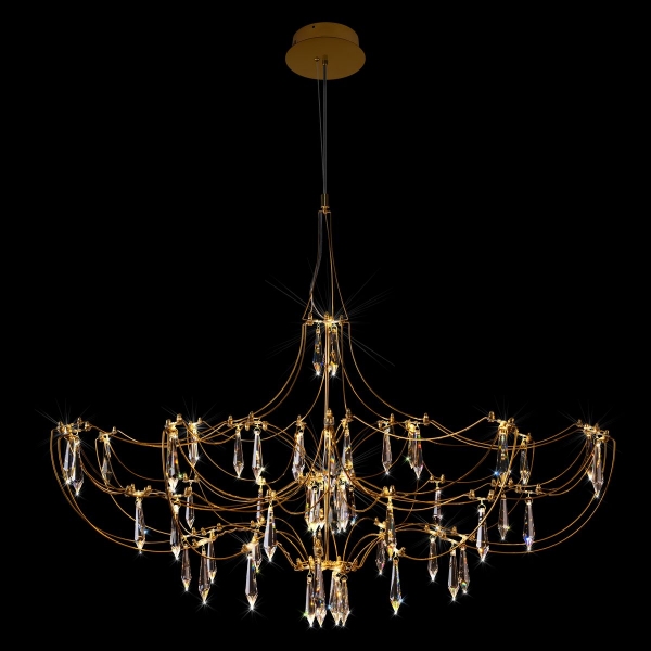 Подвесная люстра Loft IT Mira 10589/900 Gold Asfour