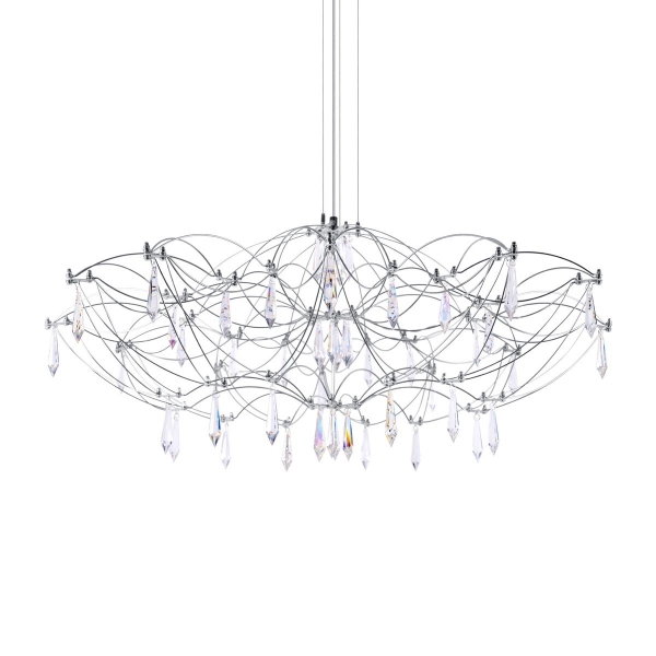 Подвесная люстра Loft IT Mira 10586/900 Silver Asfour