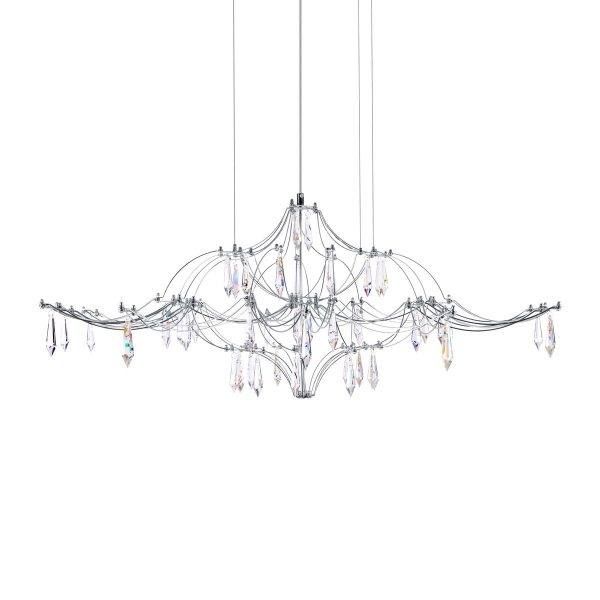 Подвесная люстра Loft IT Mira 10587/1000 Silver Asfour