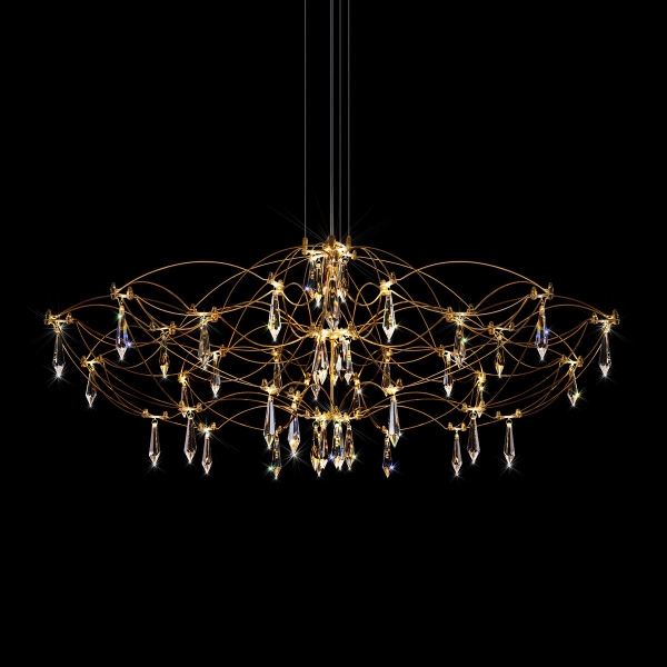 Подвесная люстра Loft IT Mira 10586/900 Gold Asfour