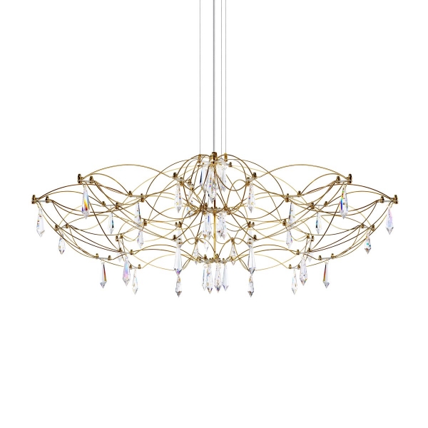 Подвесная люстра Loft IT Mira 10586/900 Gold Asfour