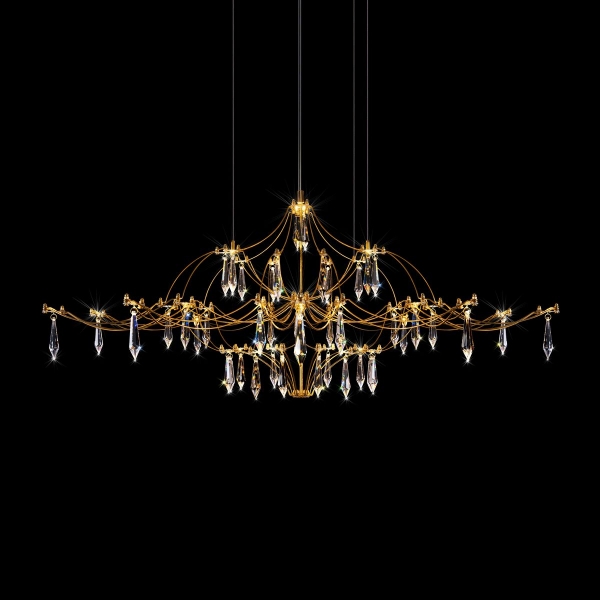 Подвесная люстра Loft IT Mira 10587/1000 Gold Asfour