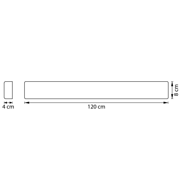 Настенный светодиодный светильник Lightstar Fiume 810547CCT