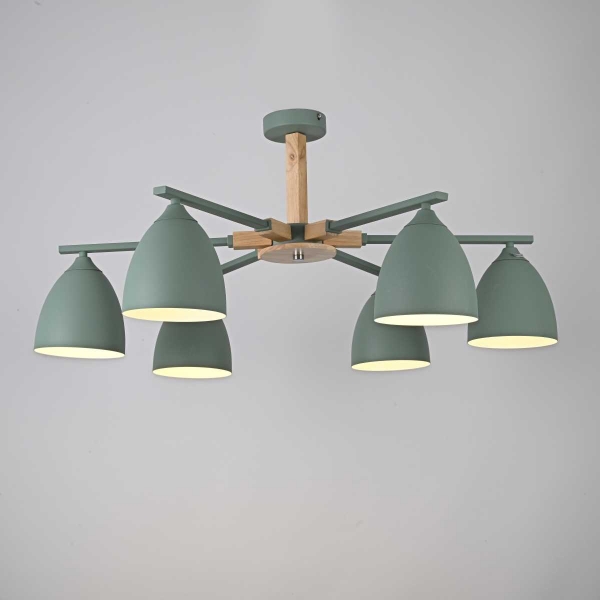 Потолочная люстра Imperium Loft Noa 6 Mint 183467-26