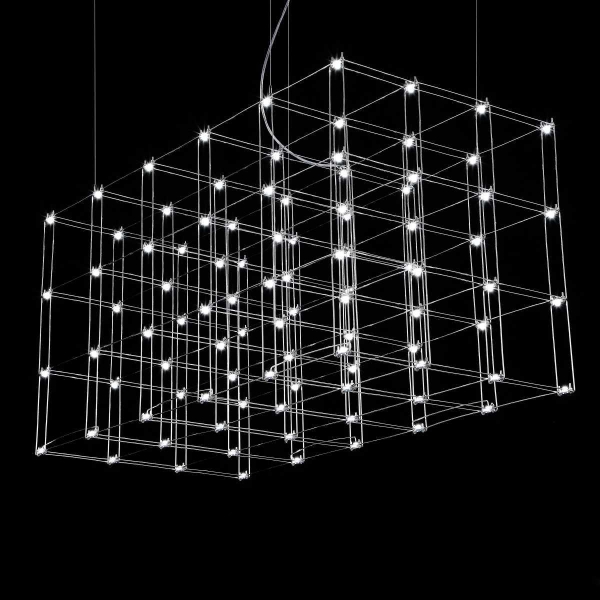 Подвесная люстра Imperium Loft Quasar Cosmos Square Led Pendant Light 120/60/60 144369-22