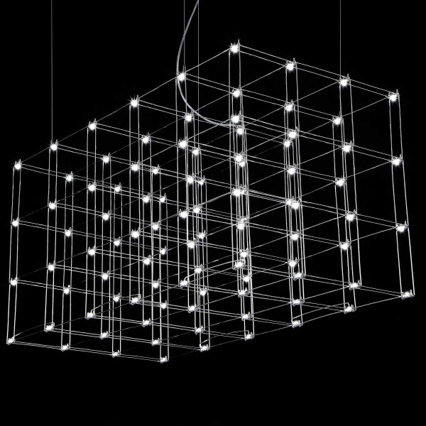Подвесная люстра Imperium Loft Quasar Cosmos Square Led Pendant Light 120/60/60 144369-22