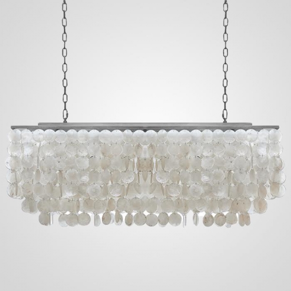Подвесная люстра Imperium Loft Rectangle Shell Chandelier 2 Cascades 75535-22