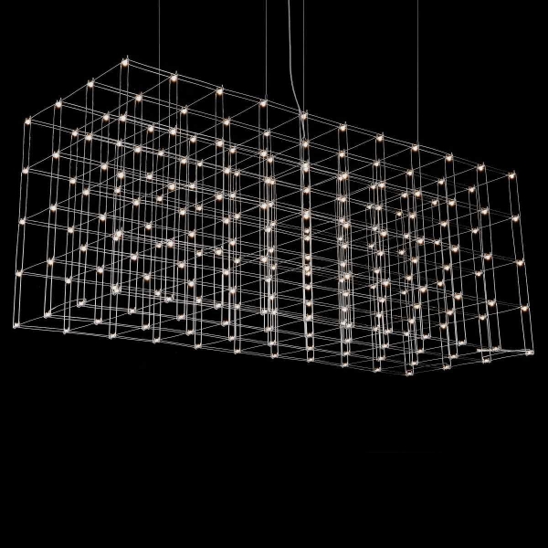 Подвесная люстра Imperium Loft Quasar Cosmos Square Led Pendant Light 80/80/200 252290-22