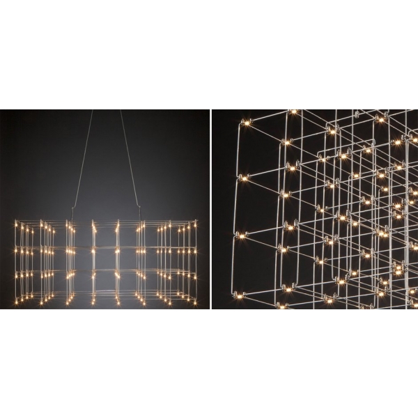 Подвесная люстра Imperium Loft Quasar Cosmos Square Led Pendant Light 80/80/200 252290-22