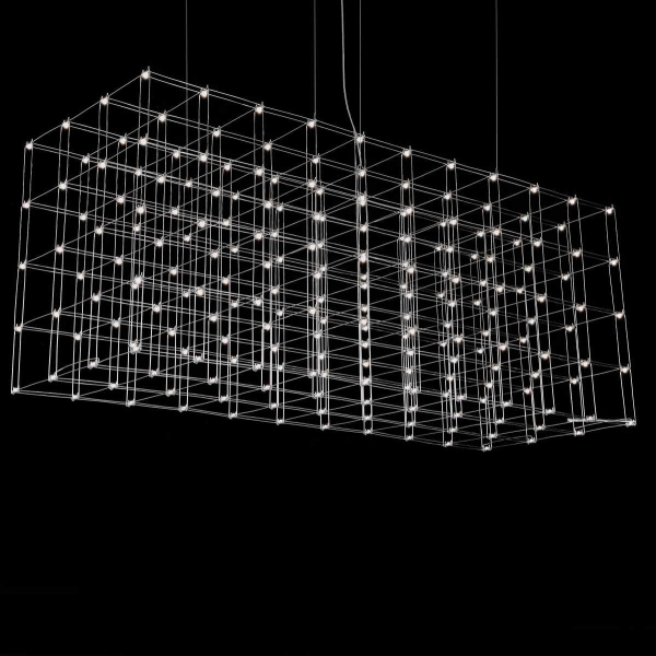 Подвесная люстра Imperium Loft Quasar Cosmos Square Led Pendant Light 80/80/200 252290-22