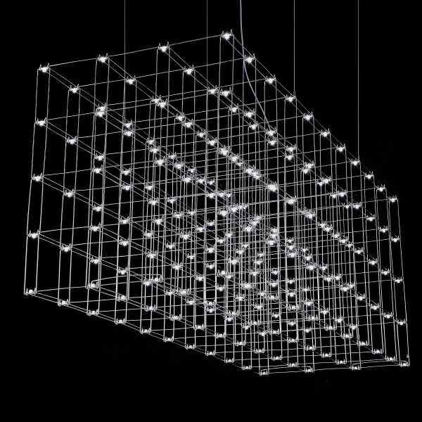 Подвесная люстра Imperium Loft Quasar Cosmos Square Led Pendant Light 80/80/200 252290-22