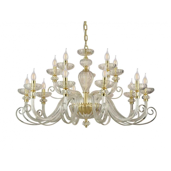 Подвесная люстра Newport 8620+5/C mat.soft gold clear М0071529