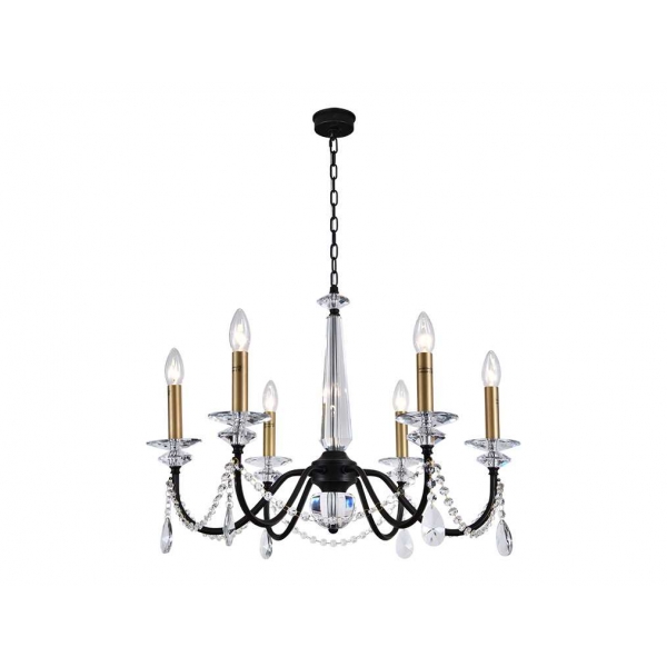 Подвесная люстра Newport 3976/C black+brass М0071828